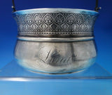 Grecian by Wood and Hughes Sterling Silver Basket w/ Handle #85 c.1869 (#5877)