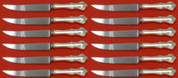 Debussy by Towle Sterling Silver Steak Knife Custom Set 12 pcs 8 1/4"