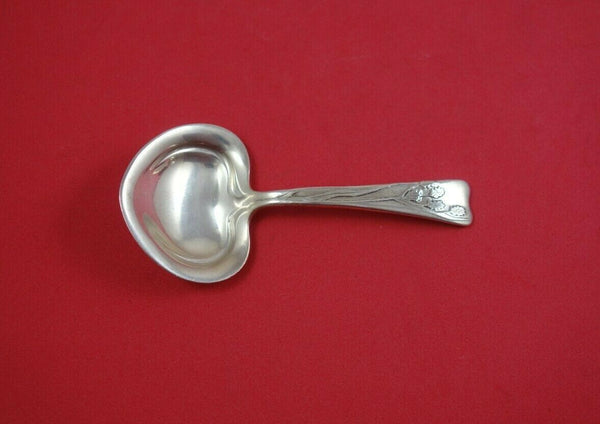Lap Over Edge Acid Etched Tiffany Sterling Bon Bon Spoon Heart Bowl Vetch Plant