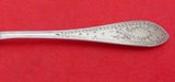Colonial A Engraved by Whiting Sterling Silver Demitasse Spoon 4 1/8" Heirloom