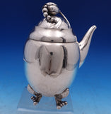 Blossom by Georg Jensen Sterling Silver Tea Set 4pc (#8801) Beautiful!