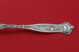 Dresden by Whiting Sterling Silver Salad Serving Spoon Gold Washed 9" Heirloom