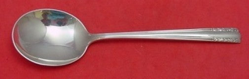 Chapel Bells by Alvin Sterling Silver Cream Soup Spoon 6 1/4" Vintage Silverware