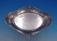 English Sterling Silver Candy Dish Oval Pierced by Walker & Hall c1927 (#6953)
