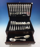 Francis I Reed & Barton Sterling Silver Dinner Flatware Set Service 62 Pcs Old