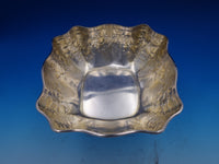 Tiffany & Co. Sterling Silver Bowl Acid-Etched Leaves 9" 5 Pints (#4346-2)