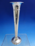 Rogers Sterling Silver Bud Vase Gadroon Border #1980 Weighted 7 1/2" x 4" #8637