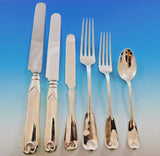 Palm by Tiffany & Co Sterling Silver Flatware Service for 12 Set 75 pcs Dinner