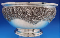 Repousse by S. Kirk & Son Sterling Silver Punch Bowl Set 15-pc #4348-2 Fabulous!