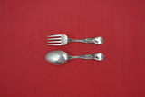 Francis I by Reed and Barton Old Sterling Silver Baby Set 2-pc  4 5/8"