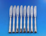 Greenbrier by Gorham Sterling Silver Butter Spreader HH Modern Set 8 pcs 6 1/4"