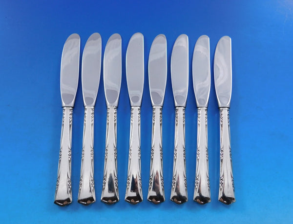 Greenbrier by Gorham Sterling Silver Butter Spreader HH Modern Set 8 pcs 6 1/4"