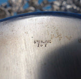 Flora by Shiebler Sterling Silver Fruit Bowl Pcd Rose Leaf Motif #922 (#5696)