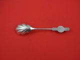 Saxon Stag by Gorham Sterling Silver Berry Spoon w/ shell bowl 8 3/4"
