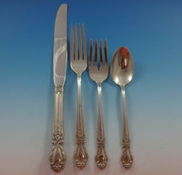 Brocade by International Sterling Silver Flatware Set For 8 Service 50 Pieces