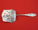 German .800 Silver Asparagus Server Hooded FH AS Pierced Bright-Cut 9 1/4"