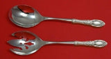 King Richard by Towle Sterling Silver Salad Serving Set Pierced Custom 10 3/4"