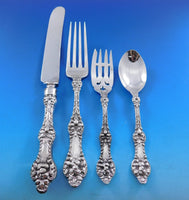 Old Orange Blossom by Alvin Sterling Silver Flatware Set 8 Service 114 pc Dinner