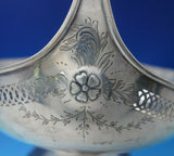 Pansy by Unknown Sterling Silver Fruit Basket #62 Bright-Cut Pierced (#5834)