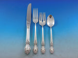 Brocade by International Sterling Silver Flatware Set For 8 Service 69 Pieces