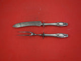 Wreath by Gorham Sterling Silver Steak Carving Set 2 piece Kn 9 1/2" Fk 8 1/2"