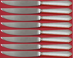 William & Mary by Lunt Sterling Silver Steak Knife Set 8pc Not Serrated Custom