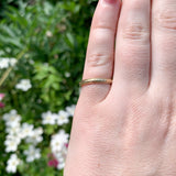 18k Yellow Gold Wedding Band Ring Dated 1931 Size 5.75 Jewelry (#J7279)