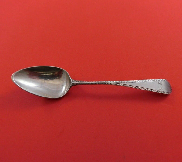 Peter Ann Bateman English Georgian Sterling Silver Coffee Spoon Feather Edge