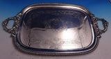 Adie Brothers English Sterling Silver Tea Set 4pc w/ Ellis-Barker SP Tray #8711