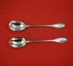 Suffren by Puiforcat French Sterling Silver Salad Serving Set 2pc Orig 10 1/4"