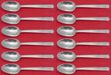 Hampton by Tiffany and Co Sterling Silver Place Soup Spoon Set 12 pieces 7 1/4"
