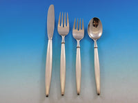 Contempra House Sterling Silver Flatware Set Service 43 pcs Mid-Century Modern