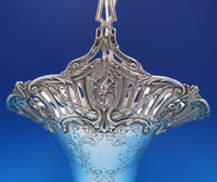 J.E. Caldwell Sterling Silver Flower Basket #5663/47 20" x 11" 49.7 ozt. (#7629)