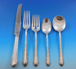 Chased Romantique by Alvin Sterling Silver Flatware Set for 6 Service 30 pcs