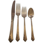 Damask Rose by Oneida Sterling Silver Flatware Set Service 24 Pieces