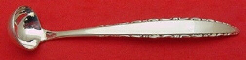 Lace Point by Lunt Sterling Silver Mustard Ladle Custom Made 4 5/8"