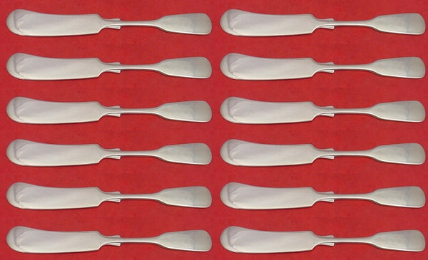 Eighteen Ten 1810 by International Sterling Silver Butter Spreader FH Set 12 pcs