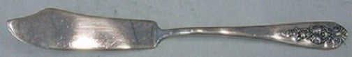 Pendant of Fruit by Lunt Sterling Silver Master Butter Knife Flat Handle 6 3/4"