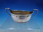 English Georgian Sterling Silver Salt Cellar Master GW Interior w/ Handles #6845