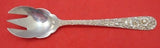 Repousse by Kirk Sterling Silver Ice Cream Fork Original Scalloped 6" Antique