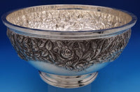 Repousse by S. Kirk & Son Sterling Silver Punch Bowl Set 15-pc #4348-2 Fabulous!