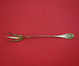 Napoleon by Shiebler Sterling Silver Lettuce Fork Enameled 8 7/8" Antique