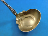 Irian by Wallace Sterling Silver Sauce Ladle Gold Washed 5 1/2" Serving Heirloom