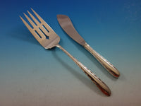 Silver Flutes by Towle Sterling Silver Flatware Set for 12 Service 58 pieces