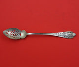 Springfield Engraved by Unger Sterling Silver Olive Spoon Pierced Original 6"
