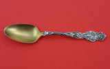 Irian by Wallace Sterling Silver Teaspoon Gold Washed 6" Flatware Silverware