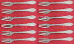 Continental by Georg Jensen Sterling Silver Pastry Fork #043 Set of 12pcs 5 5/8"