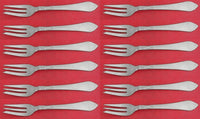 Continental by Georg Jensen Sterling Silver Pastry Fork #043 Set of 12pcs 5 5/8"