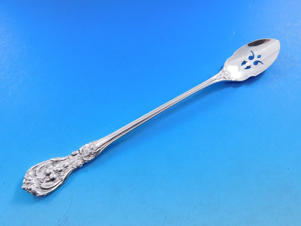 Francis I by Reed and Barton Sterling Olive Spoon Pierced Long 7 1/2" Custom