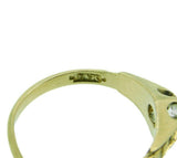 14k Yellow Gold Victorian .15ct Genuine Natural Diamond Ring (#J4771)